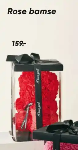 Bilka Rose bamse tilbud
