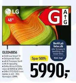 Føtex LG OLED48B56 tilbud