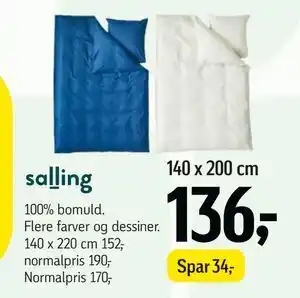 Føtex Salling sengetøj tilbud