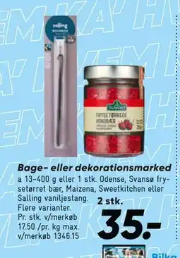 Bilka Bage- eller dekorations marked tilbud