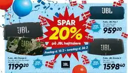 Bilka SPAR 20% på JBL højttalere tilbud