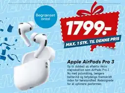 Bilka Apple AirPods Pro 3 tilbud