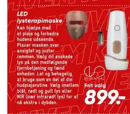 Bilka LED lysterapimaske tilbud