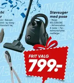 Bilka Støvsuger med pose tilbud