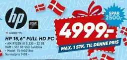 Bilka HP 15,6” FULL HD PC tilbud
