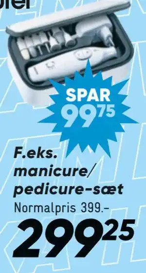 Bilka manicure/ pedicure-sæt tilbud