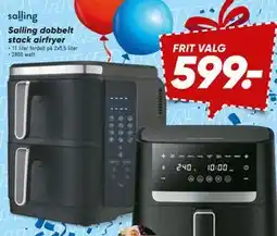 Bilka Salling dobbelt stack airfryer tilbud