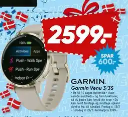 Bilka Garmin Venu 3/3S tilbud