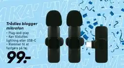 Bilka Trådløs blogger mikrofon tilbud