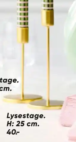 Bilka Lysestage tilbud