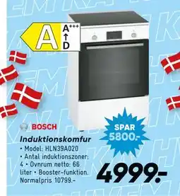 Bilka Induktionskomfur tilbud