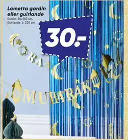 Bilka Lametta gardin eller guirlande tilbud