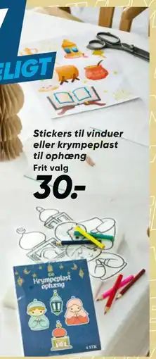 Bilka Stickers til vinduer eller krympeplast til ophæng tilbud