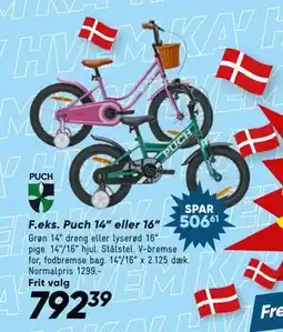Bilka Puch 14” eller 16” tilbud