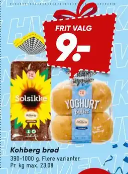 Bilka Kohberg brød tilbud