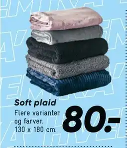 Bilka Soft plaid tilbud