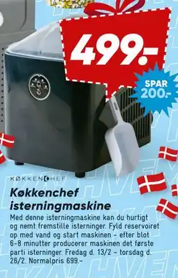 Bilka Køkkenchef isterningmaskine tilbud