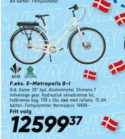 Bilka E-Metropolis 8-I tilbud