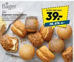 Bilka Bagerens morgenmenu tilbud