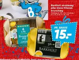 Bilka Barkholt skrabeæg eller Dava frilands brunchæg tilbud
