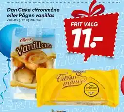 Bilka Dan Cake citronmåne eller Pågen vanillas tilbud