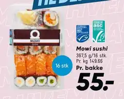 Bilka Mowi sushi tilbud