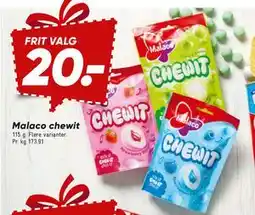 Bilka Malaco chewit tilbud
