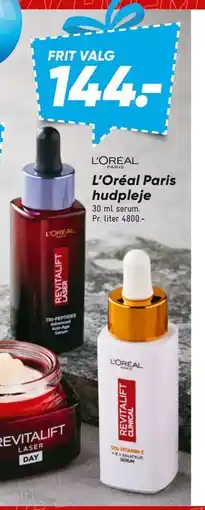 Bilka L’Oréal Paris hudpleje tilbud