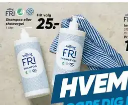 Bilka Shampoo eller showergel tilbud