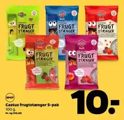 Netto Castus frugtstænger 5-pak tilbud