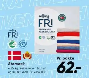 Bilka Storvask tilbud
