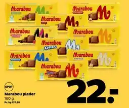 Netto Marabou plader tilbud