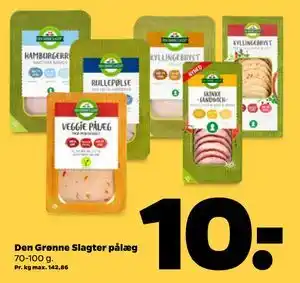 Den Grønne Slagter pålæg