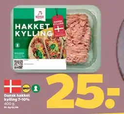 Netto Dansk hakket kylling 7-10% tilbud