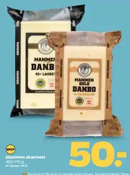 Netto Mammen skæreost tilbud