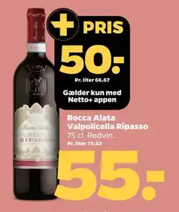Netto Rocca Alata Valpolicella Ripasso tilbud