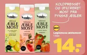 Netto Løgismose æblemost tilbud