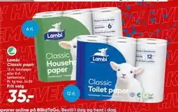 Bilka Lambi Classic papir tilbud