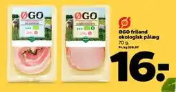 Netto ØGO friland økologisk pålæg tilbud