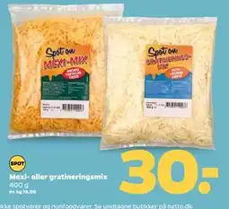 Netto Mexi- eller gratineringsmix tilbud