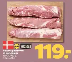 Netto Velsmag mørbrad af dansk gris tilbud
