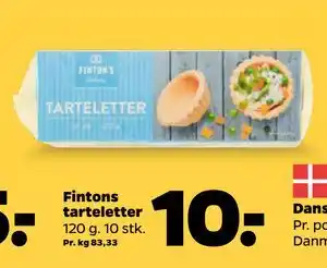 Netto Fintons tarteletter tilbud