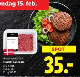 Lidl Hakket oksekød tilbud