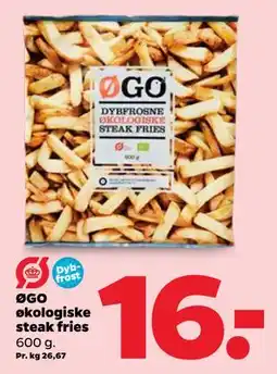 Netto ØGO økologiske steak fries tilbud