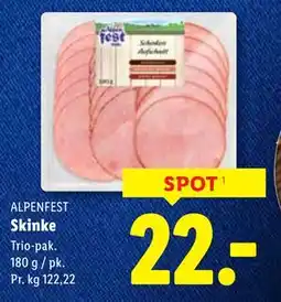 Lidl Skinke tilbud