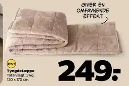 Netto Tyngdetæppe tilbud