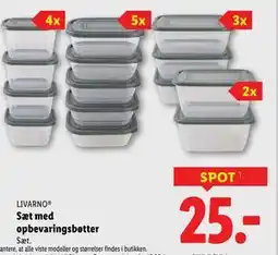 Lidl Sæt med opbevaringsbøtter tilbud