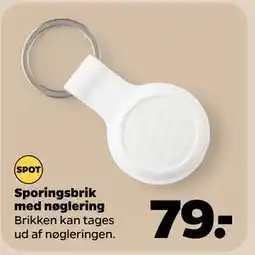 Netto Sporingsbrik med nøglering tilbud