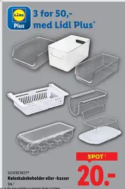 Lidl Køleskabsbeholder eller -kasser, App-pris tilbud