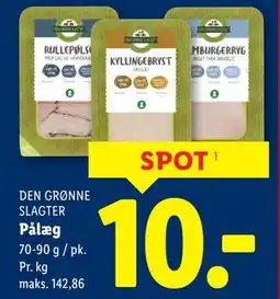 Lidl Pålæg tilbud